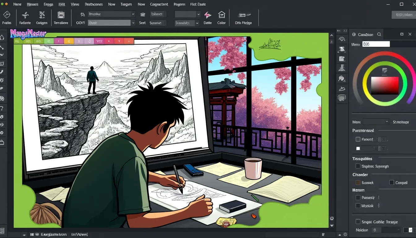 Mise en page d’un manga sur logiciel de dessin
