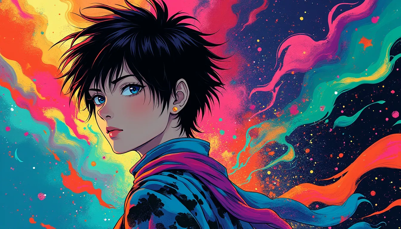 Palette de couleurs pour une couverture de manga