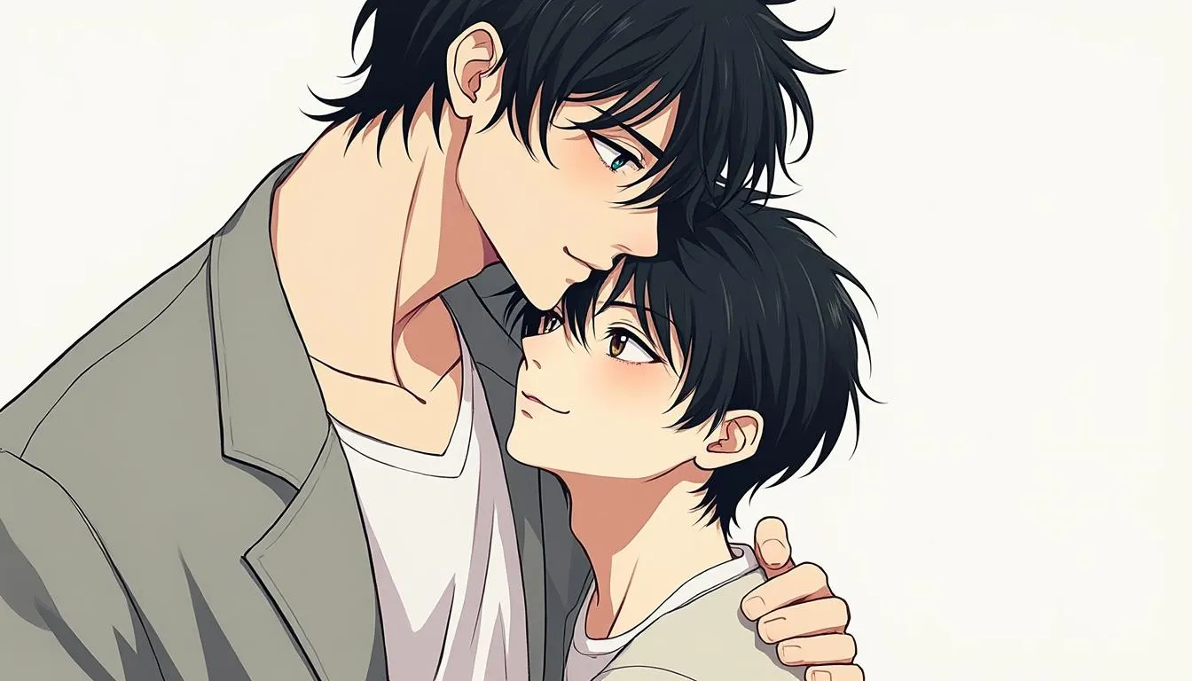 Piles de tomes de mangas Boys' Love en rayon de librairie