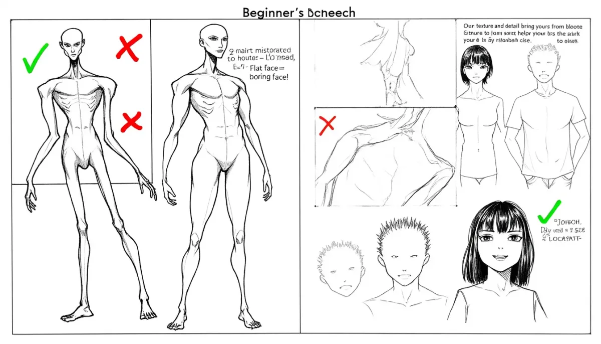 Dessiner un manga : les erreurs de débutant et comment les corriger