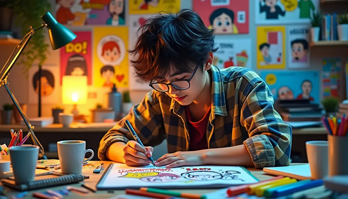Dessiner un manga : la place de l’humour dans la narration