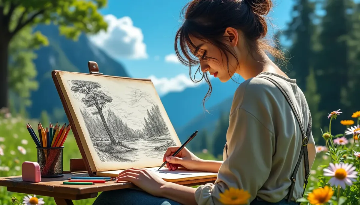 Dessiner un manga : techniques de dessin en plein air