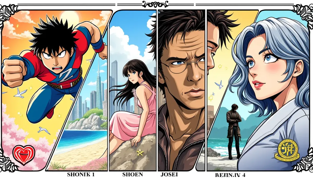 Les sous-genres du manga et ce qu'ils exigent du dessin